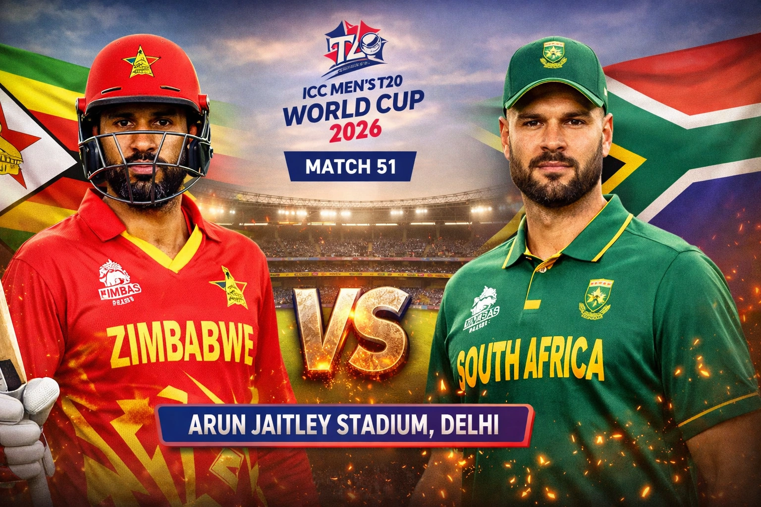 Zimbabwe vs South Africa Prediction