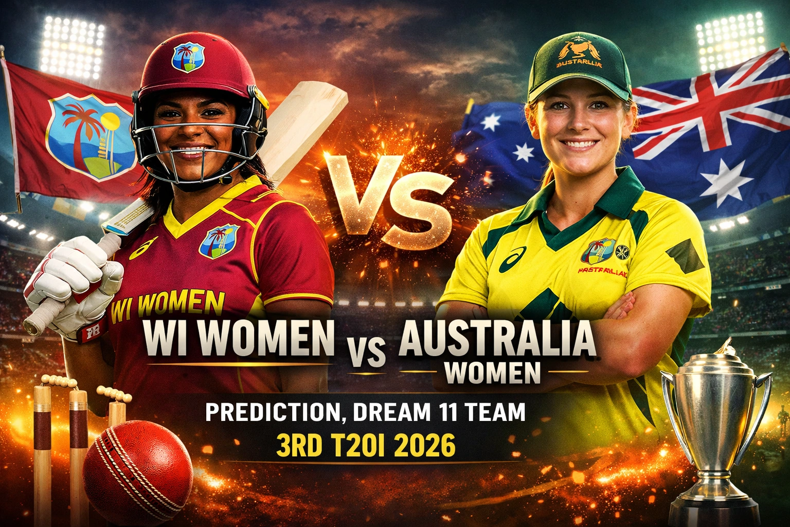 WI Women vs Australia Women Prediction