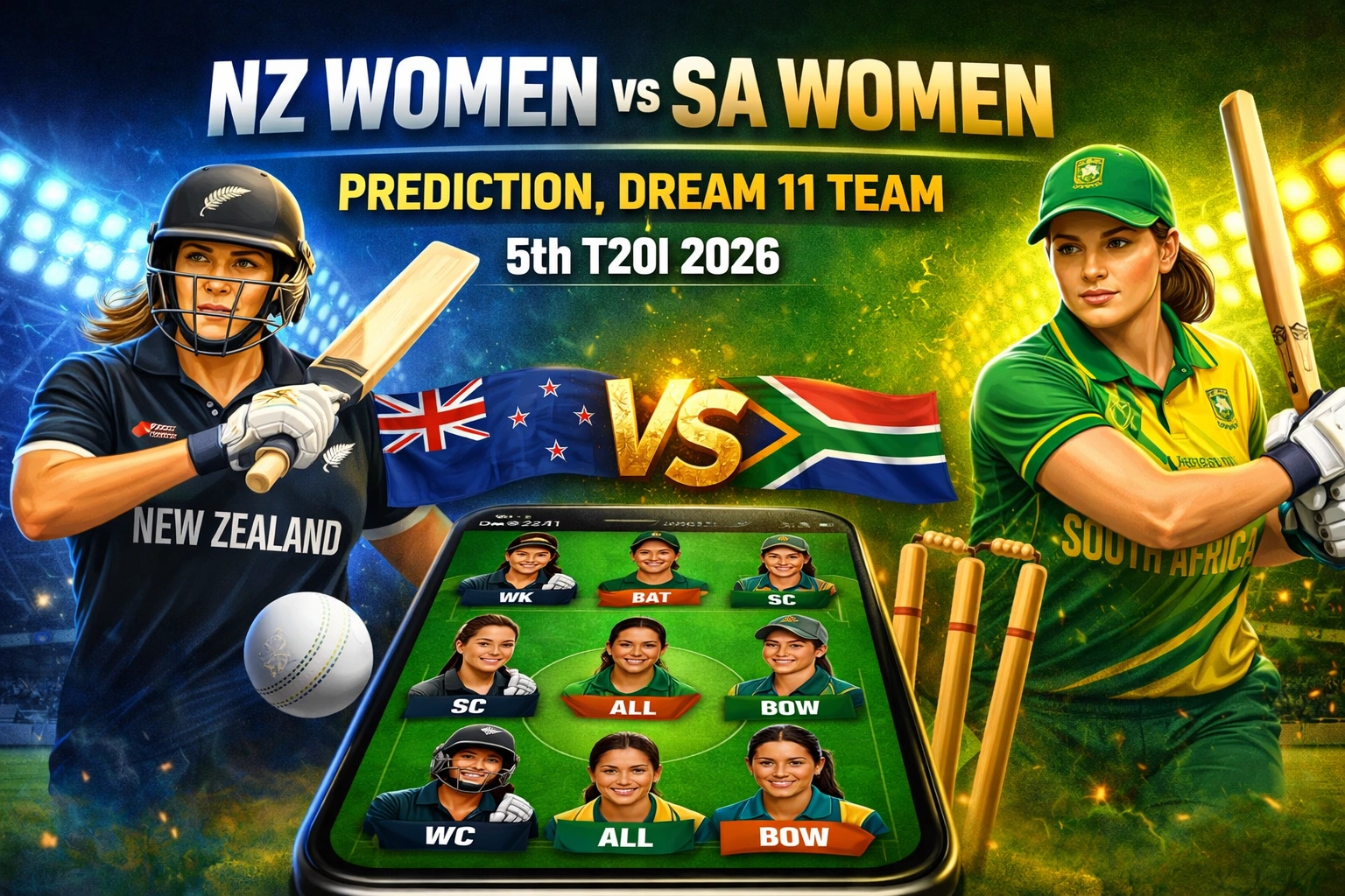 NZ Women vs SA Women Prediction