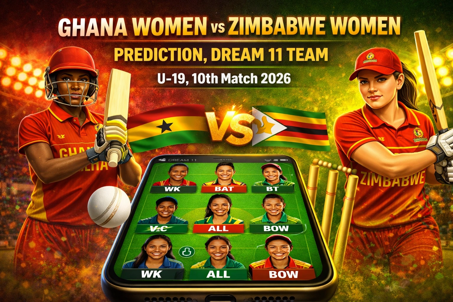 Ghana Women vs Zimbabwe Women Prediction