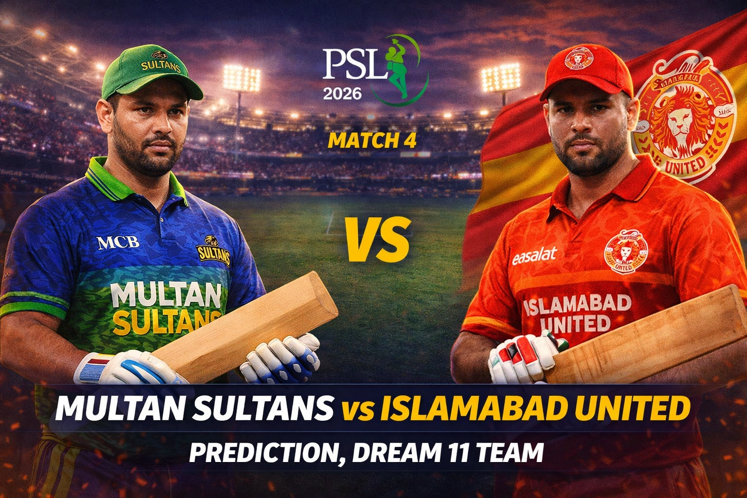 Multan Sultans vs Islamabad United