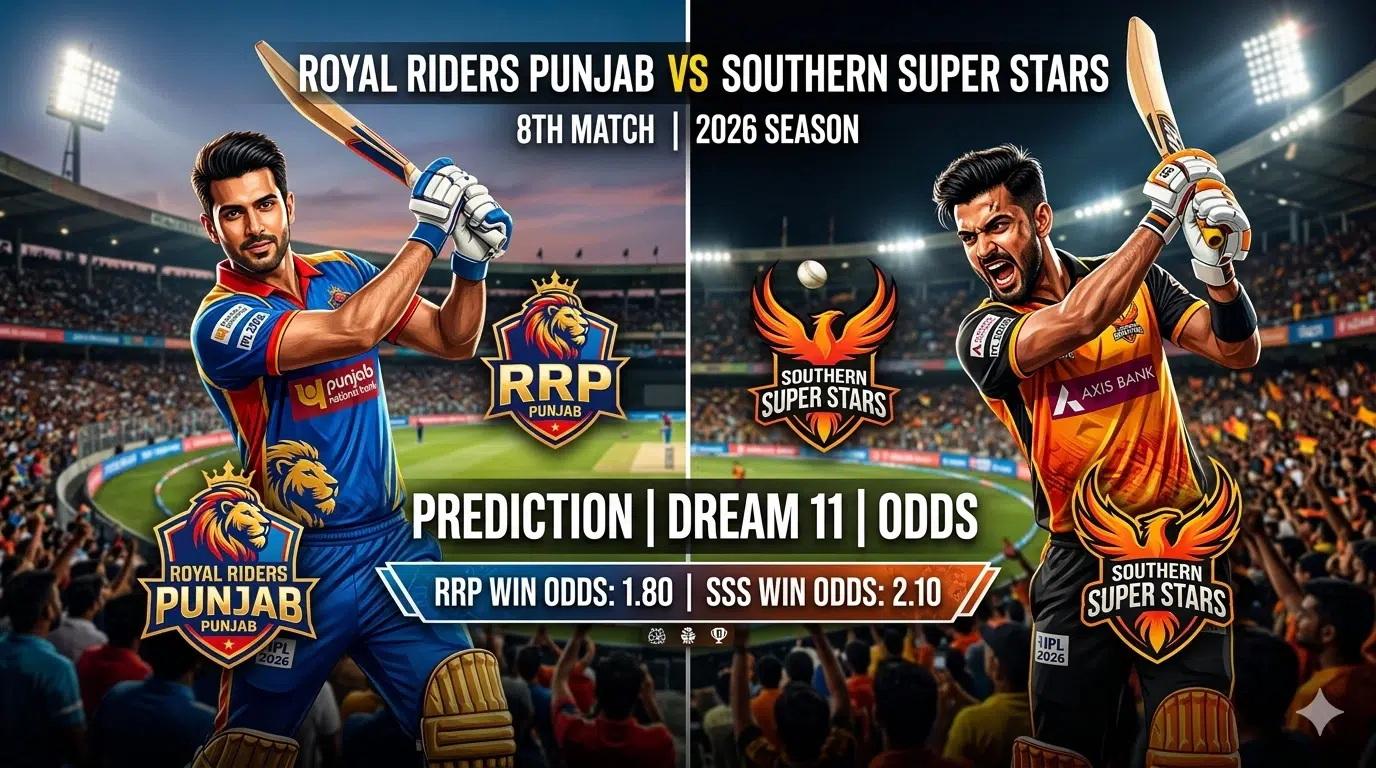 Royal Riders Punjab vs Southern Super Stars Prediction
