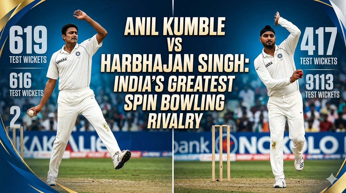 Anil Kumble vs Harbhajan Singh