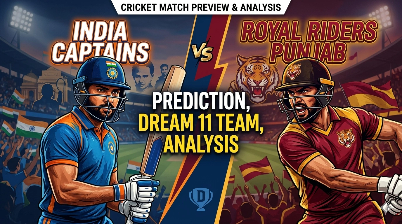 India Captains vs Royal Riders Punjab Prediction