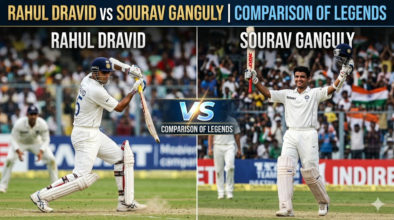 Rahul Dravid vs Sourav Ganguly