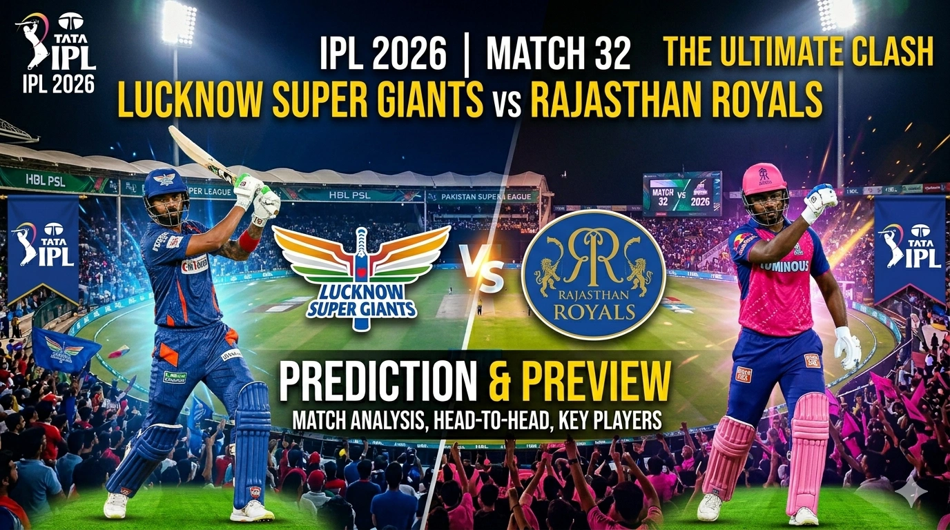 Lucknow Super Giants vs Rajasthan Royals Prediction