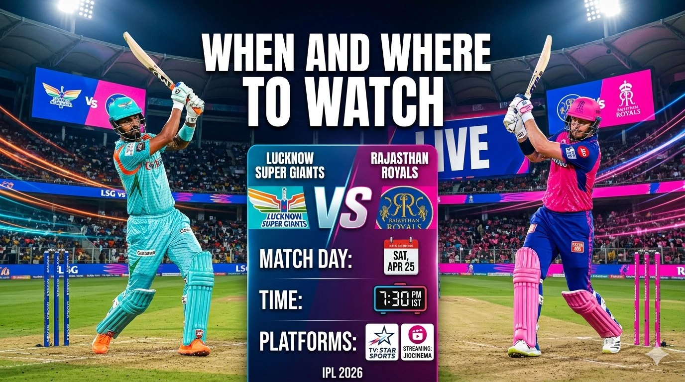 Lucknow Super Giants vs Rajasthan Royals