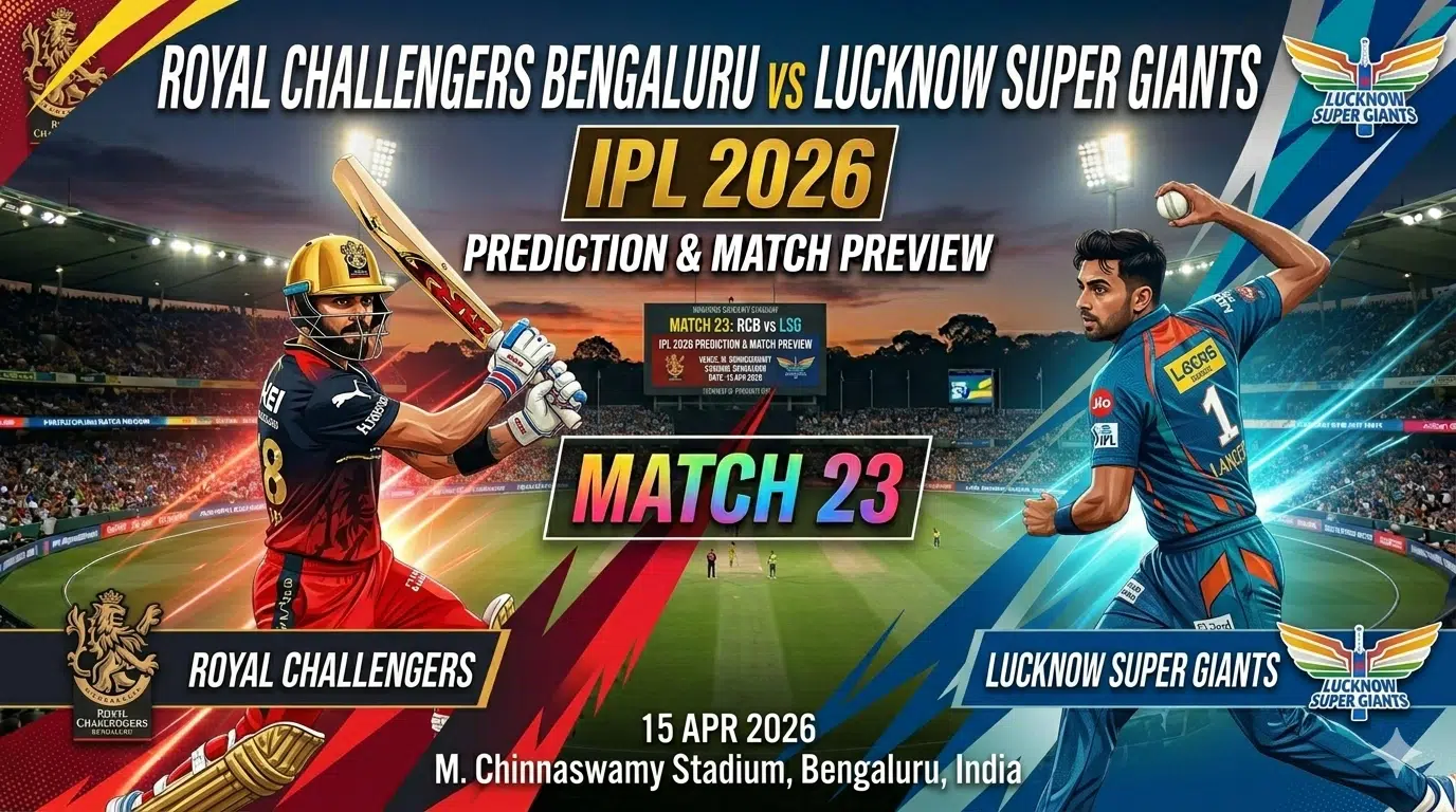 Royal Challengers Bengaluru vs Lucknow Super Giants Prediction