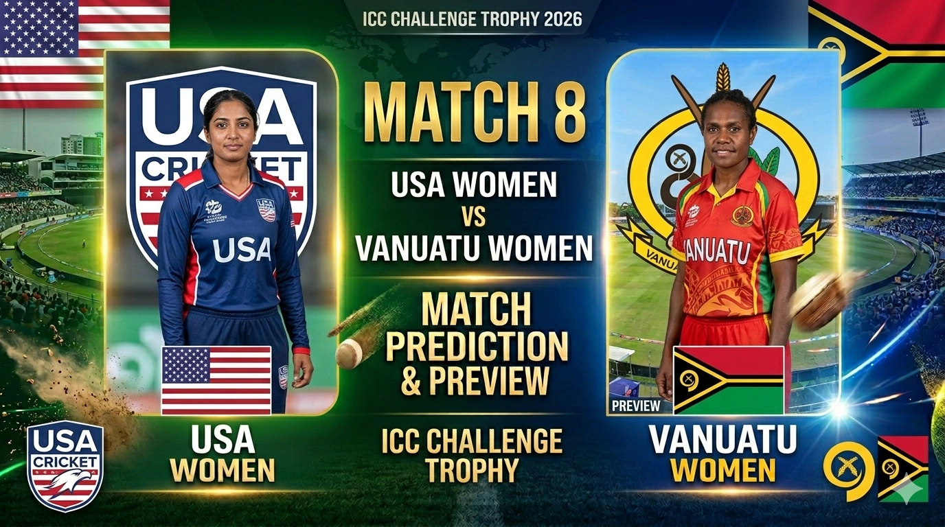 USA Women vs Vanuatu Women Prediction