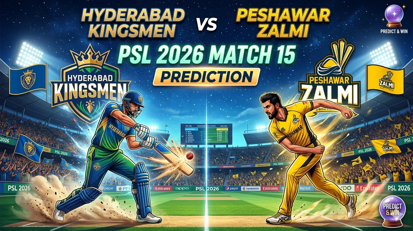 Hyderabad Kingsmen vs Peshawar Zalmi Prediction