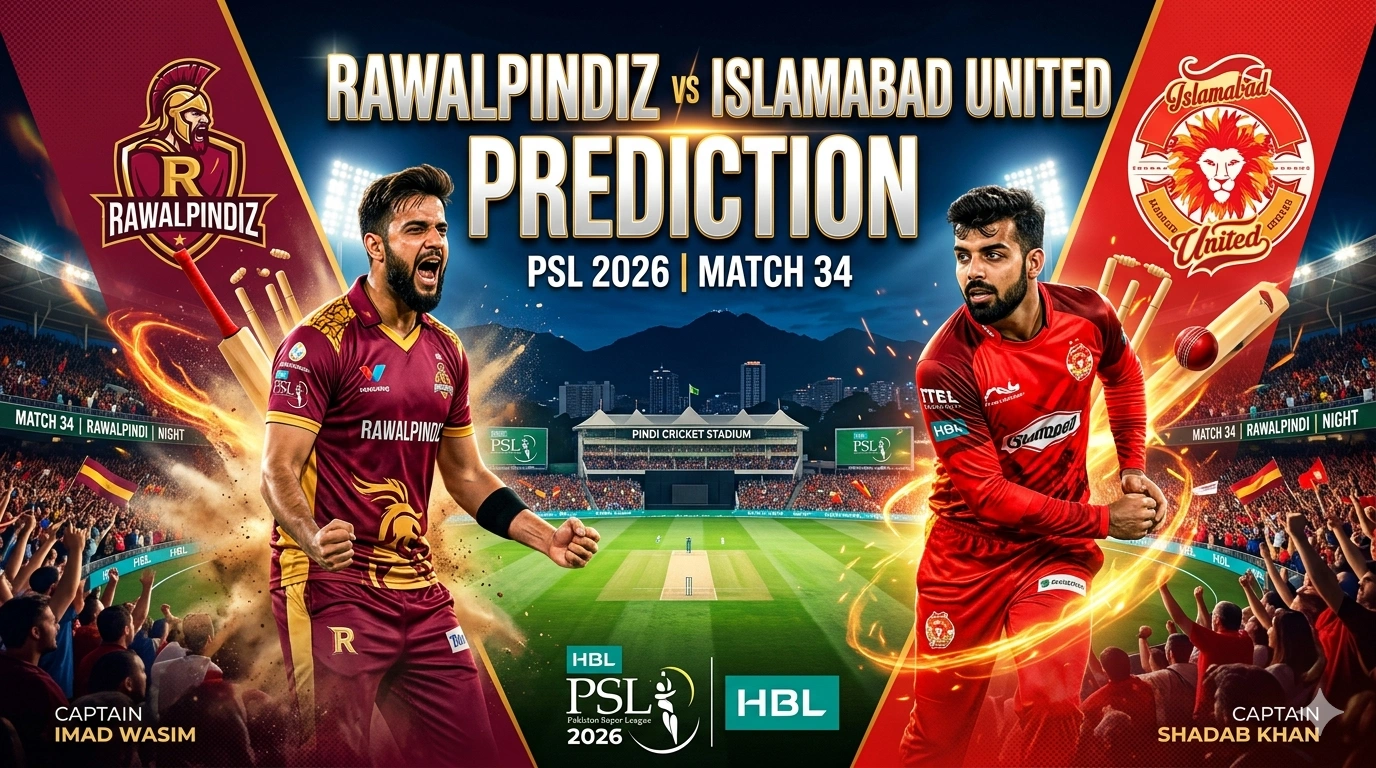 Rawalpindiz vs Islamabad United Prediction