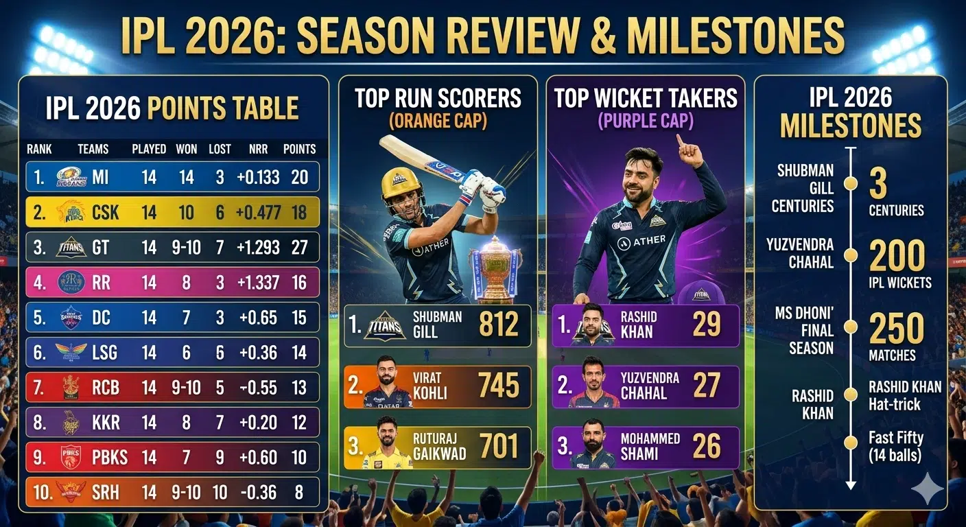 IPL 2026 Points Table